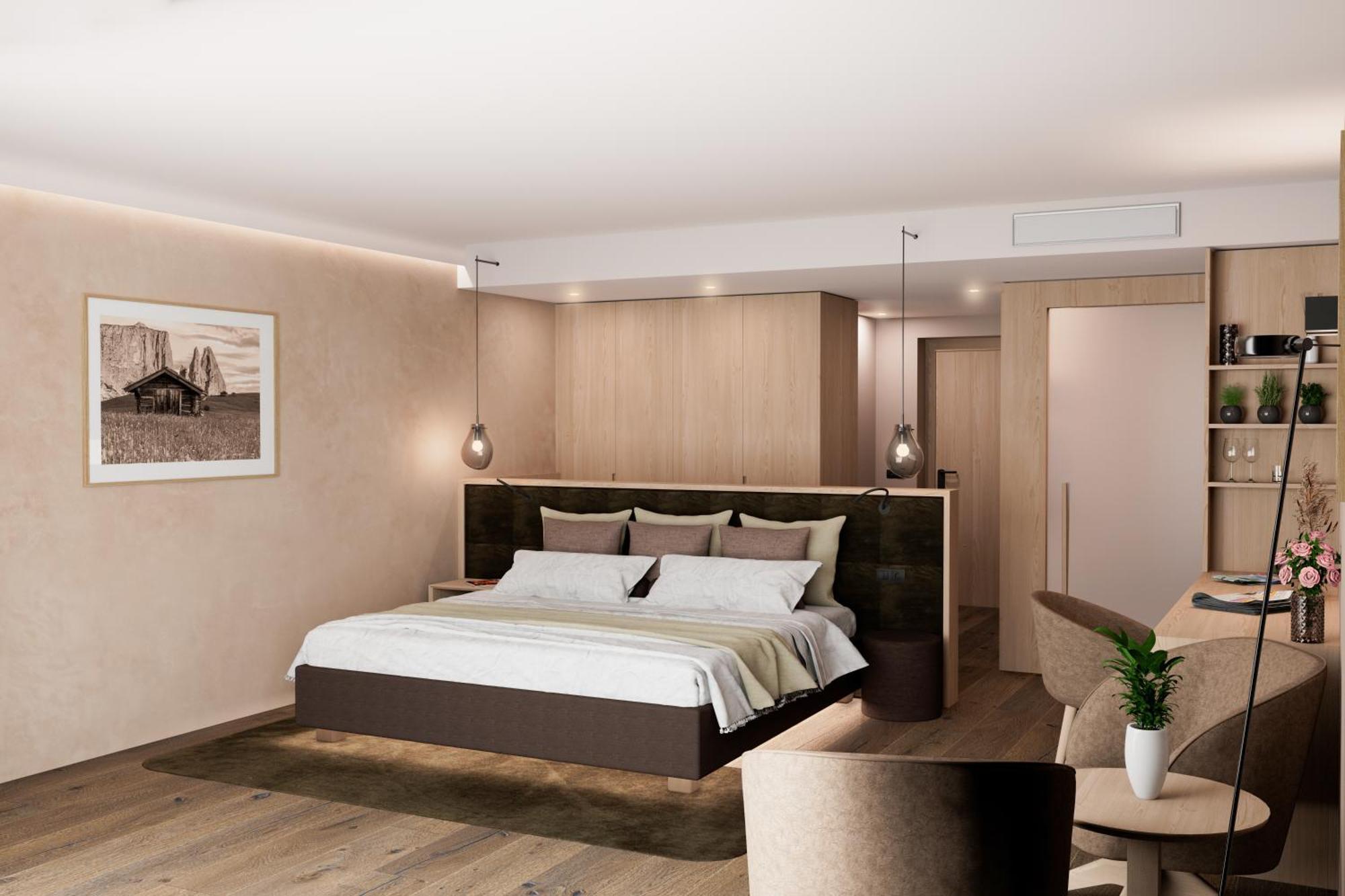 Hotel Alpenflora Castelrotto Oda fotoğraf