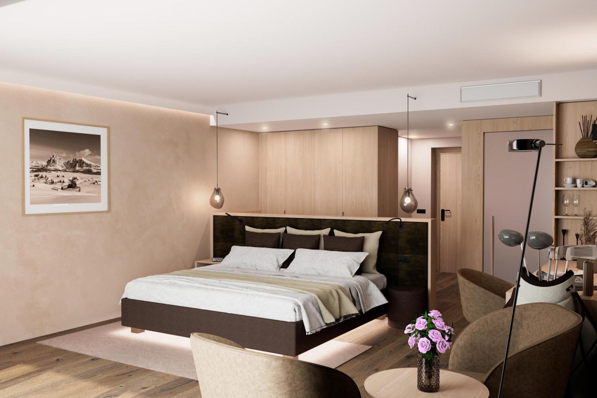 Hotel Alpenflora Castelrotto Oda fotoğraf